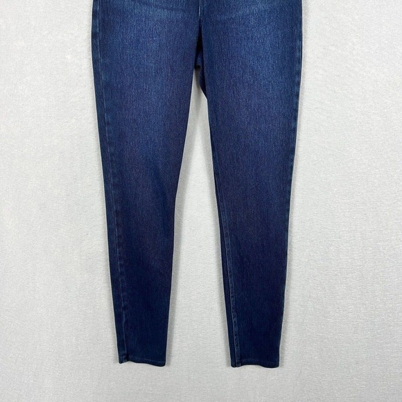 Spanx Jean-ish Ankle Leggings Size Small in Twilight Rinse PullOn Stretch - Picture 4 of 14